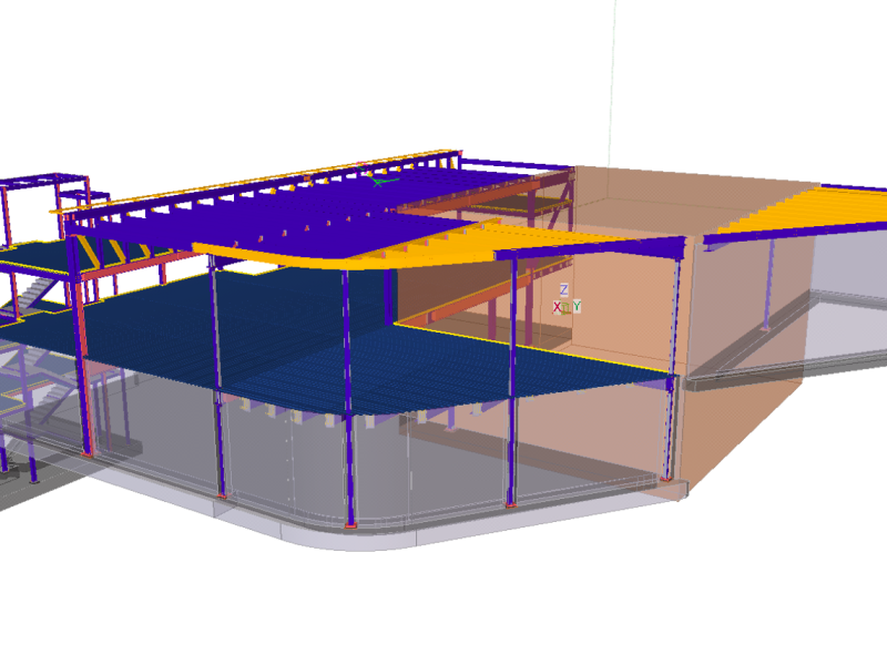 Obra para la ampliación de la fábrica de Miquel i Costas en Capellades así como la rehabilitación de dos edificios existentes para ubicar la sede corporativa. A destacar en los trabajos realizados la colocación de jácenas de gran canto en los edificios existentes y la celosía principal de la ampliación con una luz de treinta metros y 14 tn de peso.