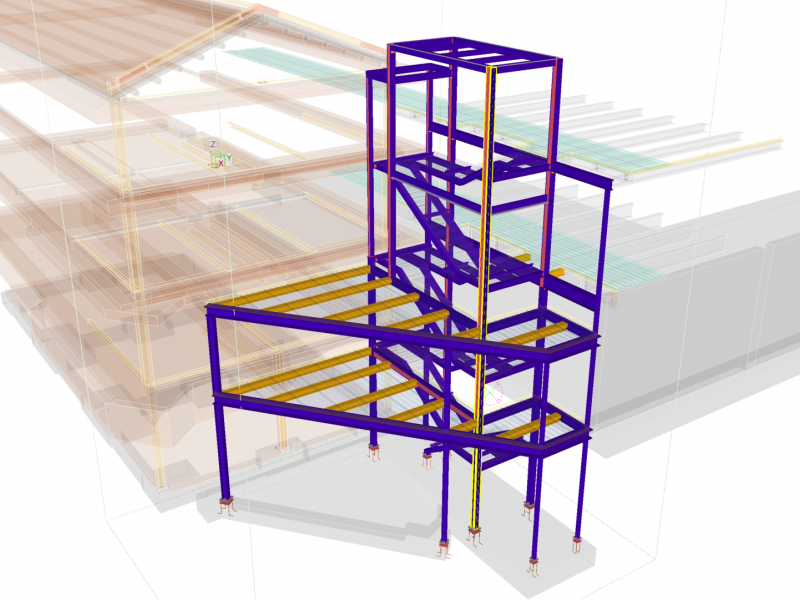 Obra para la ampliación de la fábrica de Miquel i Costas en Capellades así como la rehabilitación de dos edificios existentes para ubicar la sede corporativa. A destacar en los trabajos realizados la colocación de jácenas de gran canto en los edificios existentes y la celosía principal de la ampliación con una luz de treinta metros y 14 tn de peso.