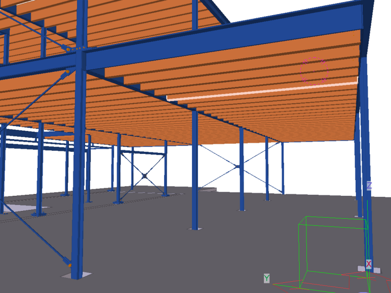 Construcción de estructura metálica para edificio mixto (Metal/Madera) en la localidad de Sant Cugat del Vallés.